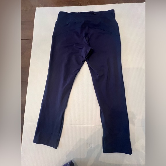 NIKE DRI FIT NAVY BLUE SIZE SMALL ANKLE RUNNING LEGGINGS - Picture 10 of 13